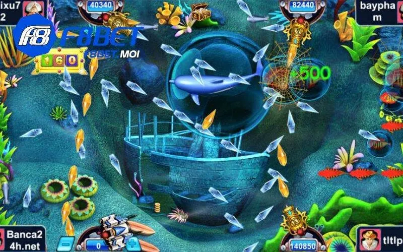 Bắn cá may mắn F8Bet - Trải nghiệm thế giới game hấp dẫn 4 Tham gia ngay vào thế giới đại dương màu sắc chỉ có tại F8Bet