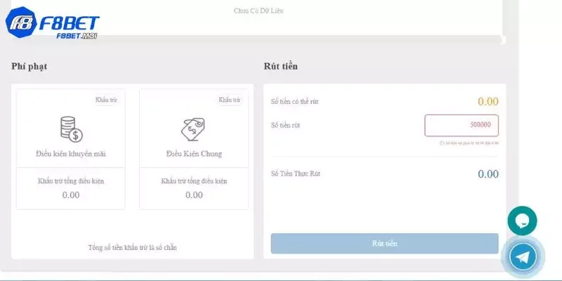 Rút Tiền F8Bet Cập nhật chính xác thông tin ngân hàng cá nhân để rút tiền