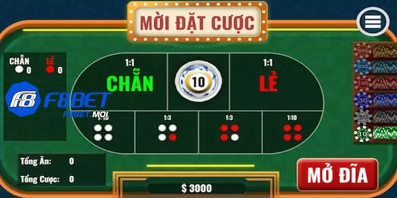 Xóc đĩa F8Bet Các kiểu cược xóc đĩa F8Bet